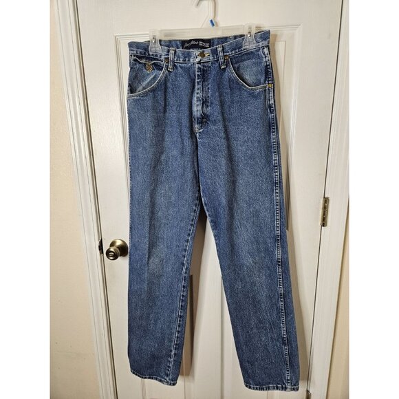Wrangler George Strait Cowboy Cut Jeans 31x36 Cowboy Rodeo Western Straight Leg - Picture 1 of 11